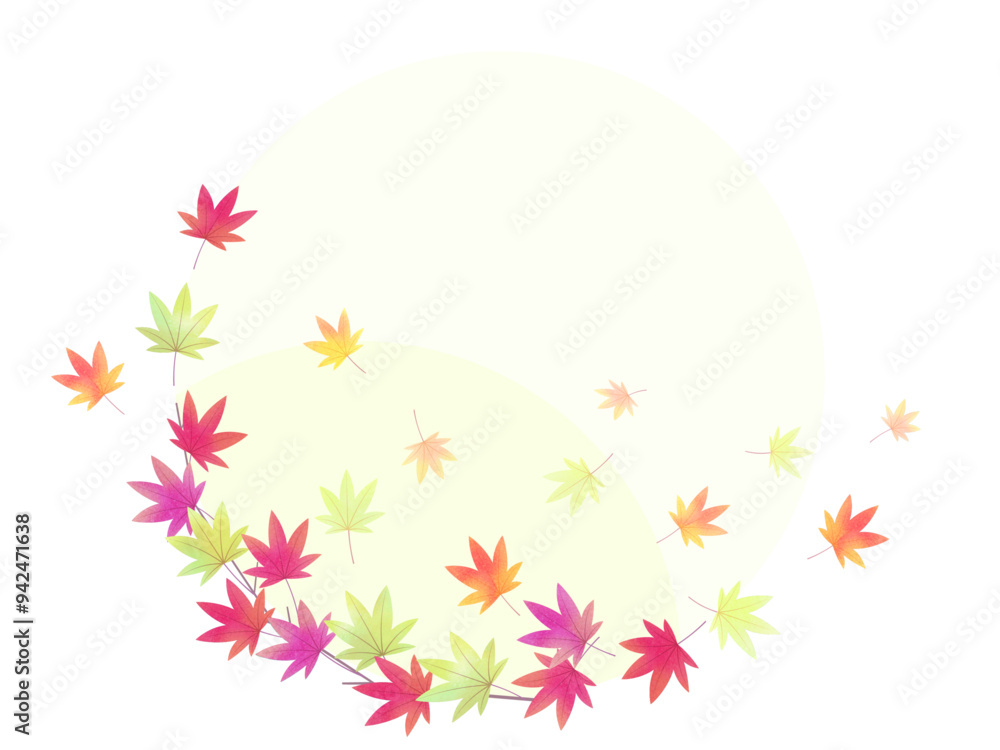もみじの背景イラスト もみじの背景イラスト