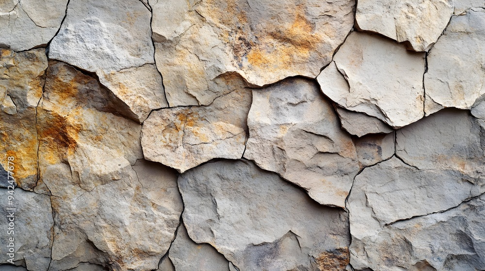 Cracked Stone Texture Background, Grey & Brown Nature Cracked Stone Texture Background, Grey & Brown Nature