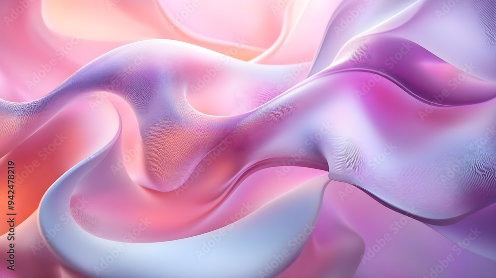 Fototapeta premium Abstract Pink and Purple Swirling Background