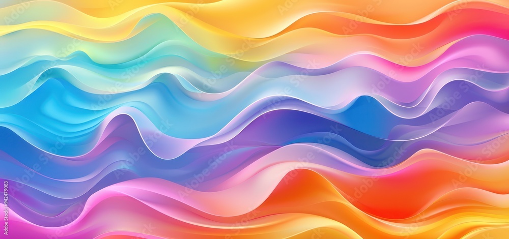 Abstract Waves of Color Abstract Waves of Color