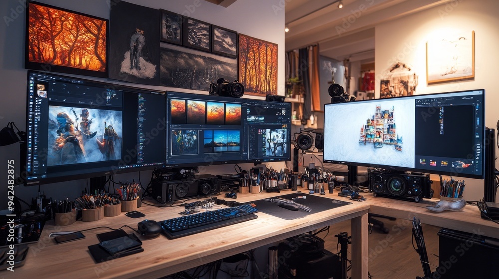Artist's Workspace. Artist's Workspace.