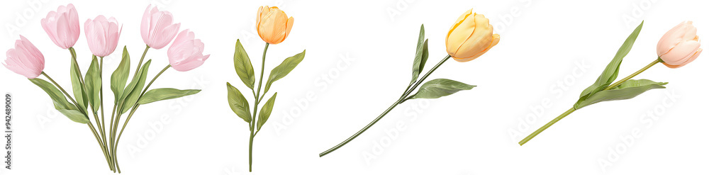A vibrant illustration of flowers featuring pink and yellow blooms, ideal for spring themes and floral design projects. A vibrant illustration of flowers featuring pink and yellow blooms, ideal for spring themes and floral design projects.