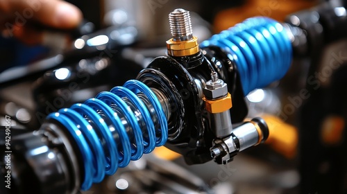 Blue Shock Absorber.