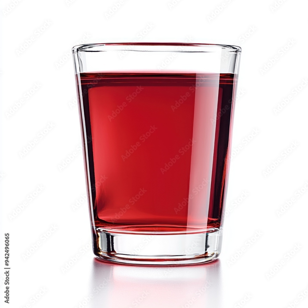 A high-resolution image featuring a glass of cranberry juice, set against a stark white background. The deep red color of the juice contrasts sharply with the clean, bright setting, making the drink A high-resolution image featuring a glass of cranberry juice, set against a stark white background. The deep red color of the juice contrasts sharply with the clean, bright setting, making the drink
