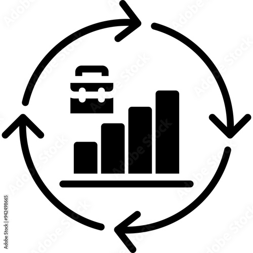 Business Cycle Icon photo