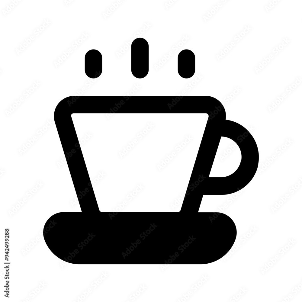 coffee cup glyph icon