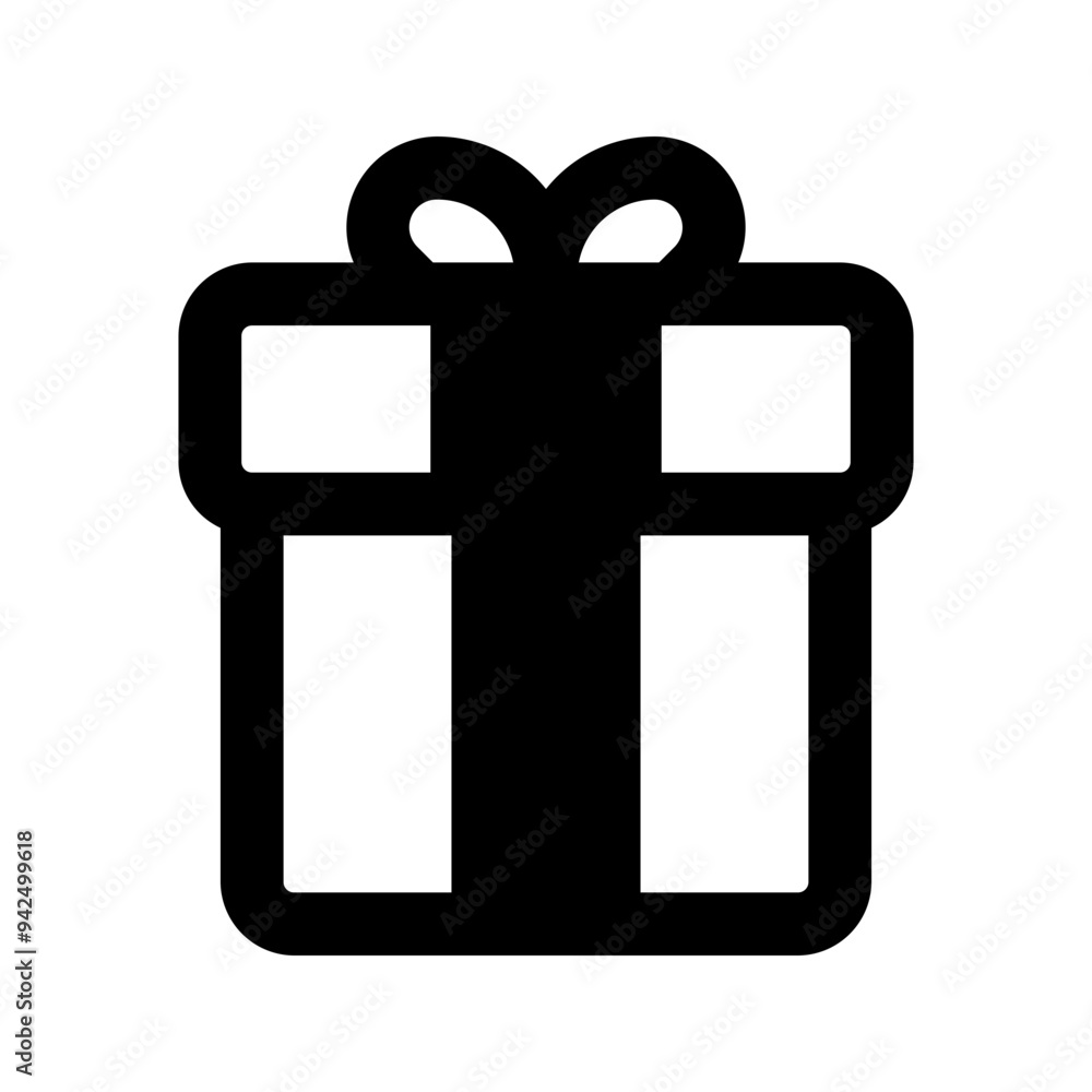 gift box Glyph icon gift box Glyph icon