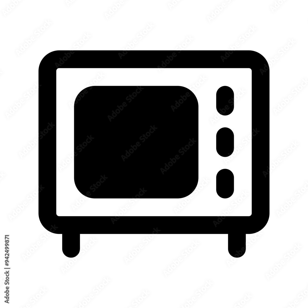 microwave glyph icon microwave glyph icon