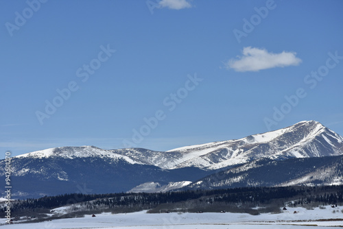 Wallpaper Mural Snowy Colorado Rocky Mountains Torontodigital.ca