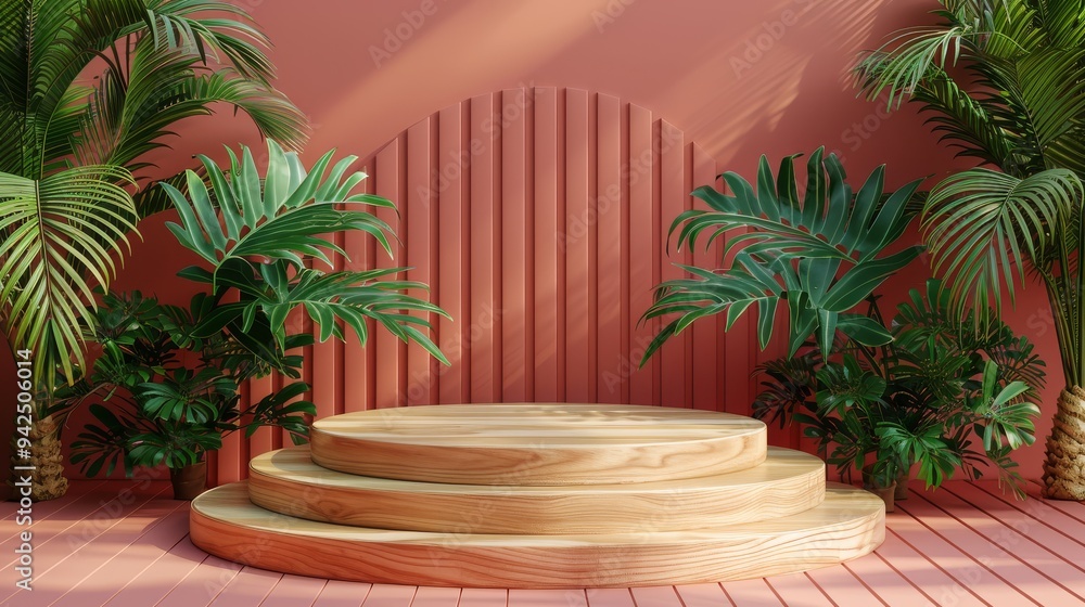 3D podium for product display and promotion 3D podium for product display and promotion