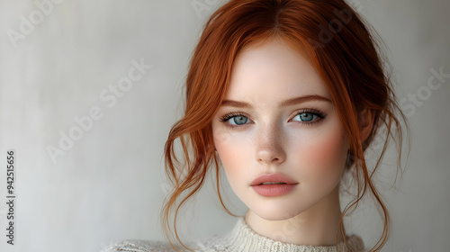 Close-up portrait of a beau...