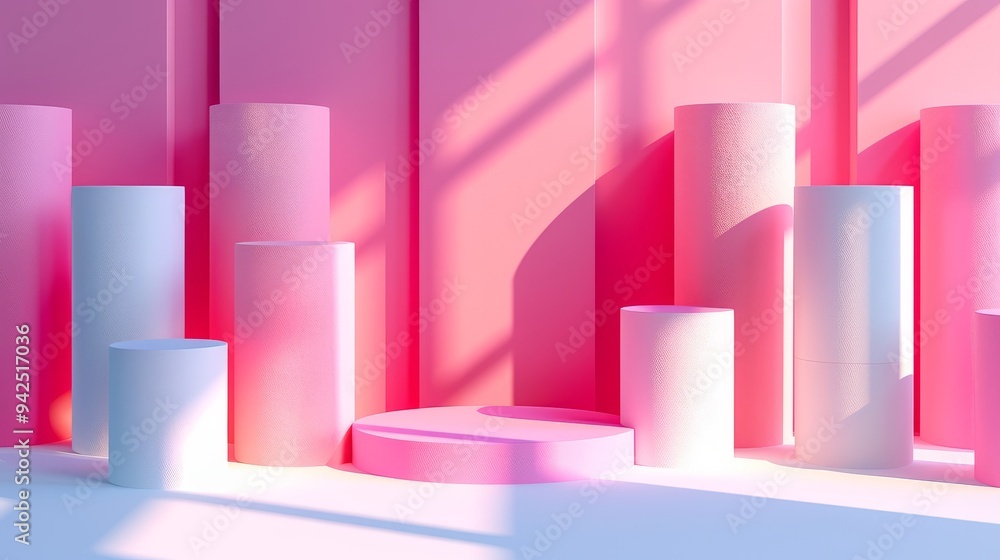 3D podium for product display and promotion 3D podium for product display and promotion