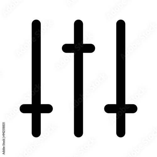 equalizer Glyph icon