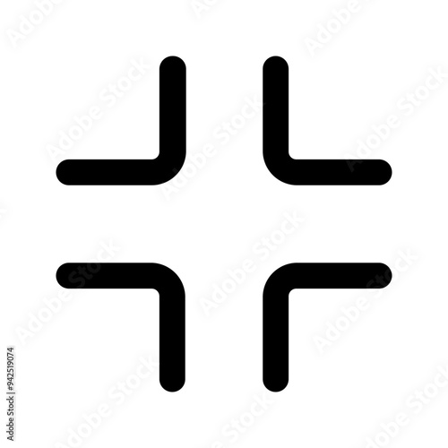 minimize Glyph icon
