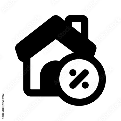 mortgage Glyph icon