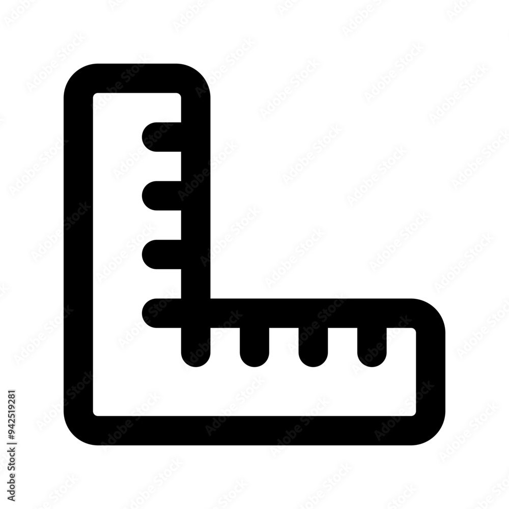 ruler Glyph icon ruler Glyph icon