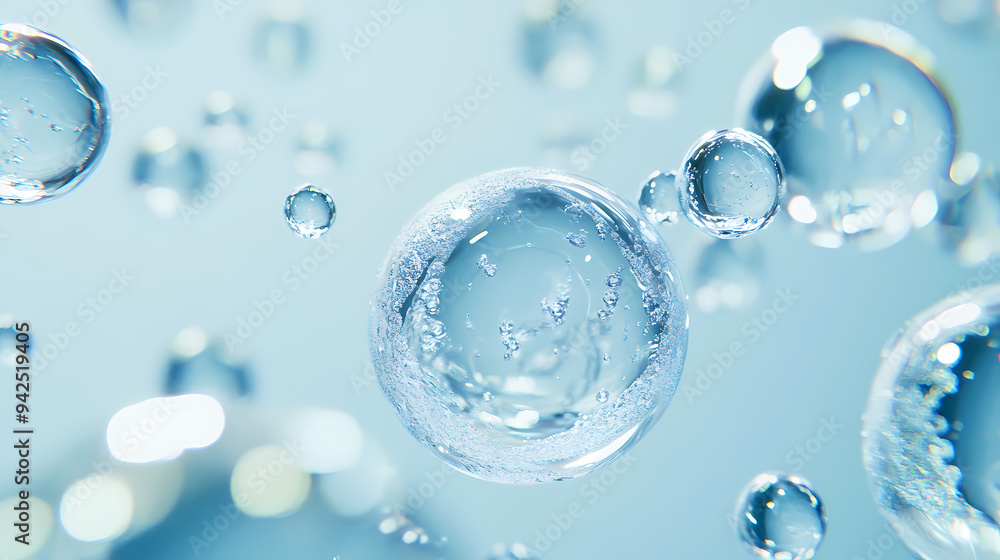 Abstract bubbles background Abstract bubbles background