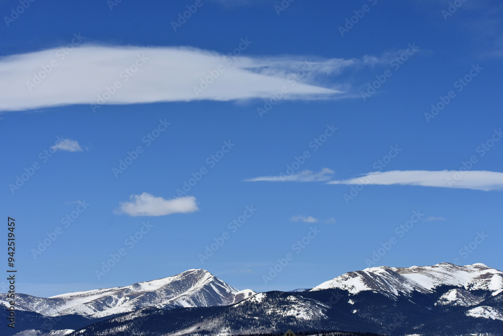 Obraz premium Snowy Colorado Rocky Mountains