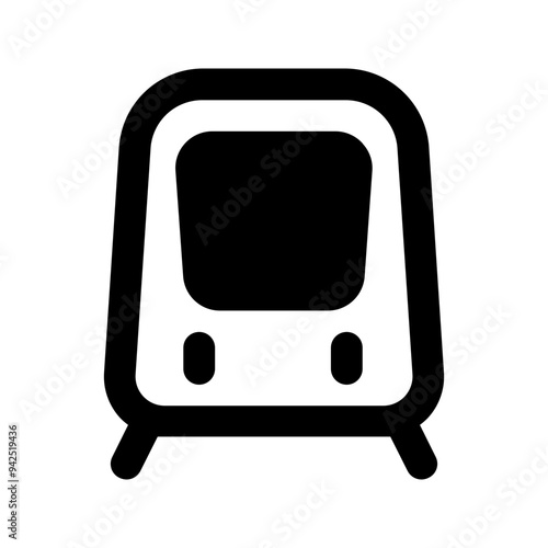 train Glyph icon
