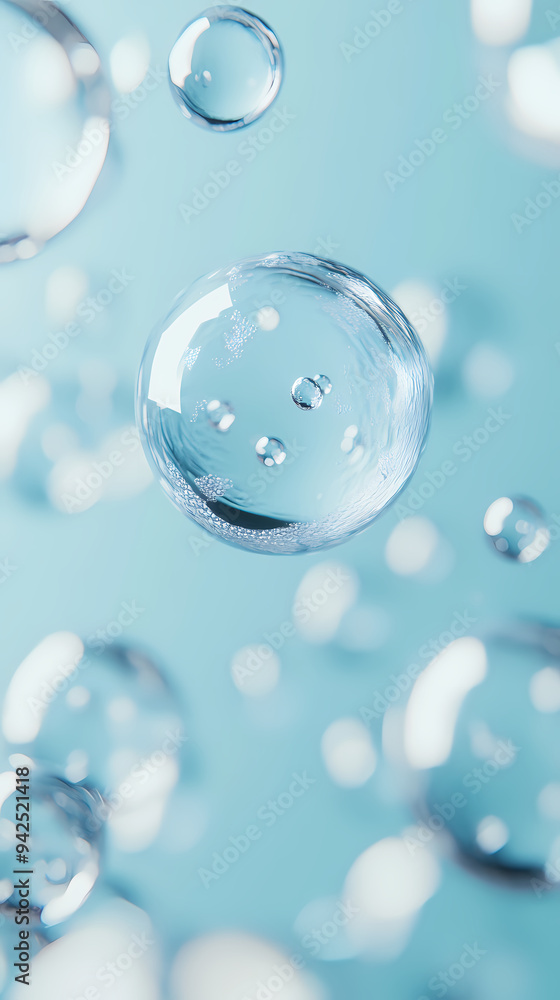 Abstract bubbles background Abstract bubbles background