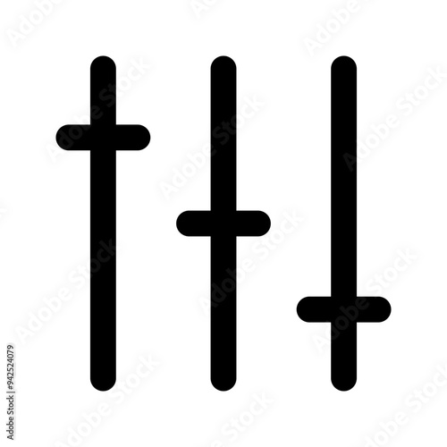 equalizer Glyph icon
