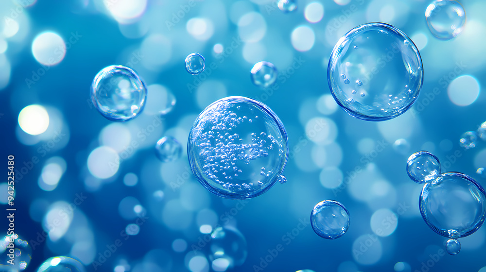 Abstract bubbles background Abstract bubbles background
