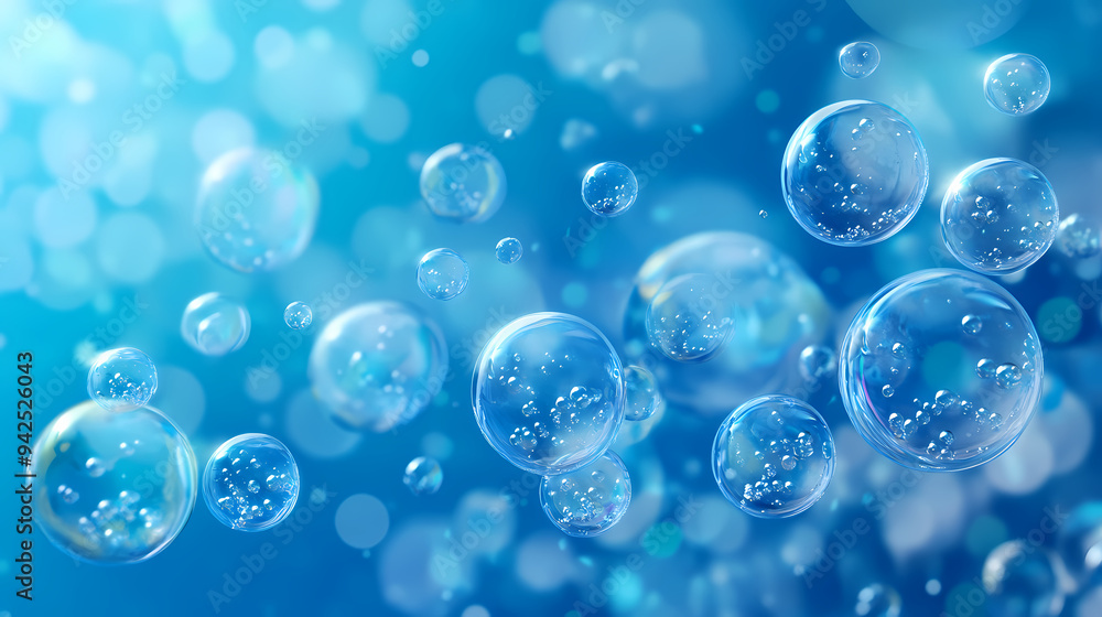 Abstract bubbles background Abstract bubbles background