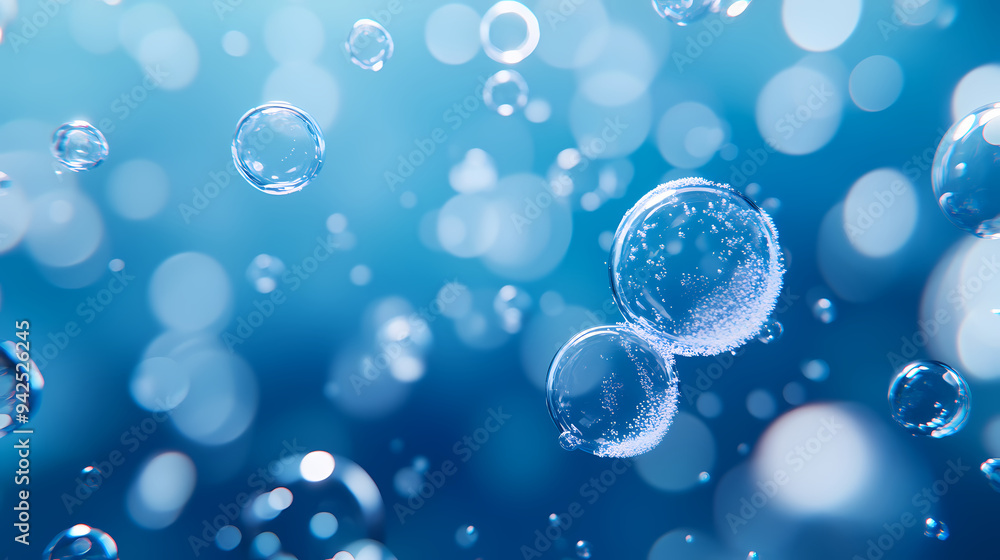 Abstract bubbles background Abstract bubbles background