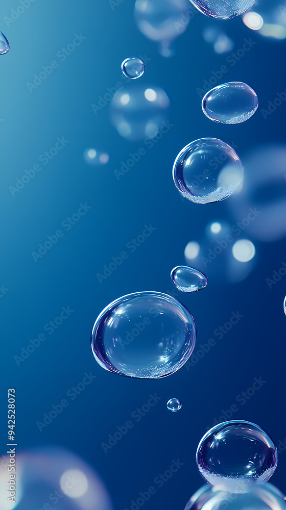 Abstract bubbles background Abstract bubbles background
