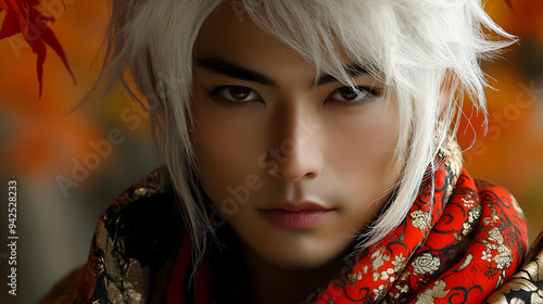 Close-up portrait of a youn...
