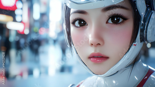 Close-up portrait of a youn...