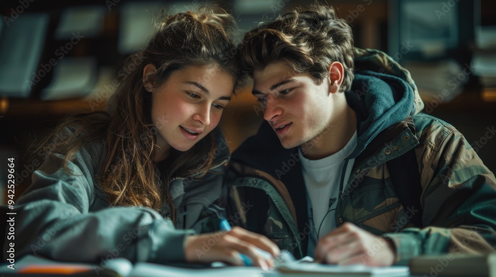 Study Partners: Friends who connected over a shared passion for learning, often studying together and supporting each other in understanding difficult material, valuing each other's intellect.
Study Partners: Friends who connected over a shared passion for learning, often studying together and supporting each other in understanding difficult material, valuing each other's intellect.