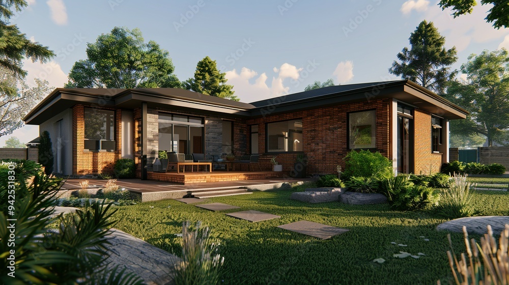 Single Story Single Family Homes: Generative AI Design