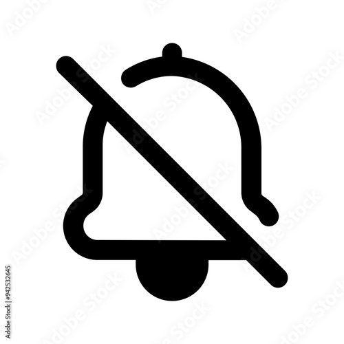 silent glyph icon