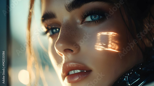 Close-up portrait of a youn...