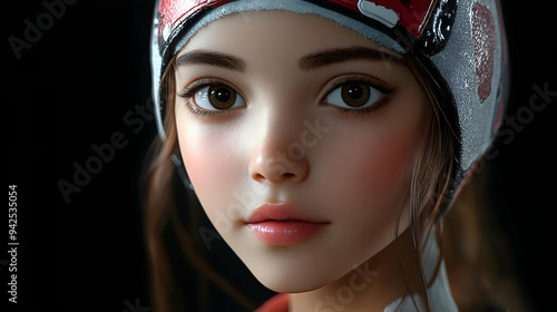 Close-up portrait of a youn...