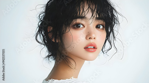 Close-up portrait of a youn...