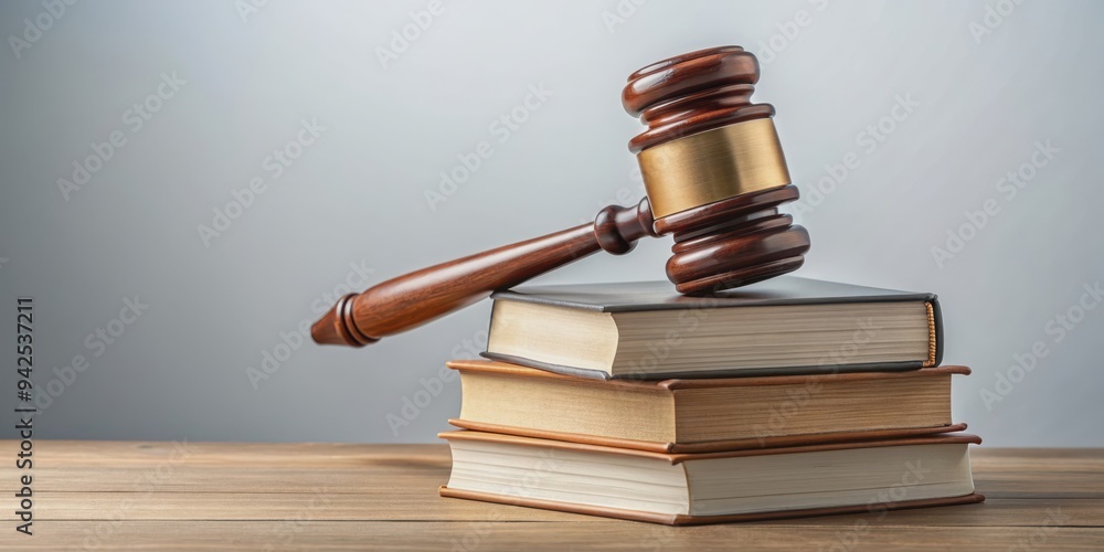 Judges gavel laying on top of stacked law books, judge, gavel, law, books, court, legal, justice, hammer, wooden Judges gavel laying on top of stacked law books, judge, gavel, law, books, court, legal, justice, hammer, wooden