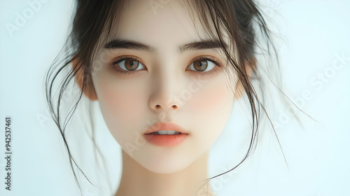 Close-up portrait of a youn...