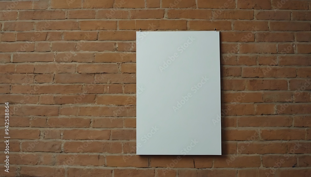 poster Mockup for design in a wall 6 poster Mockup for design in a wall 6
