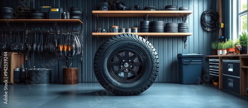 Garage Workshop Tire photo