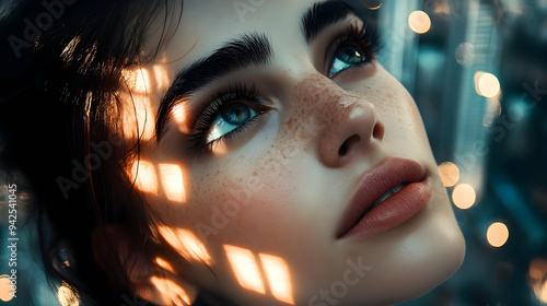 Close-up portrait of a youn...