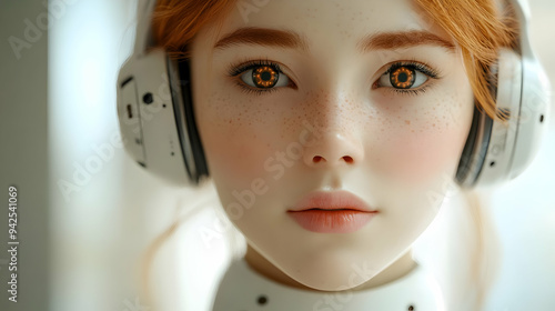Close-up portrait of a youn...