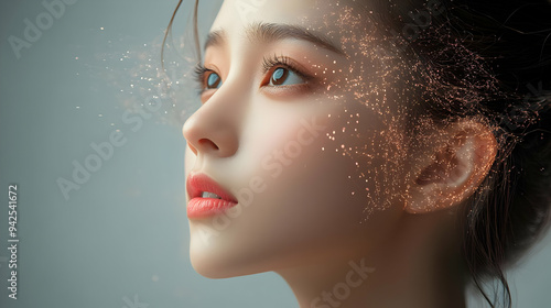 Close-up portrait of a youn...