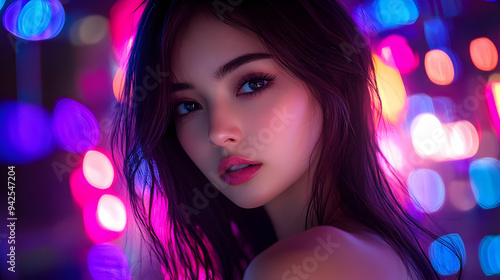 Close-up portrait of a youn...