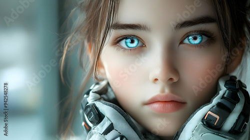 Close-up portrait of a youn...