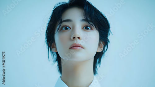 Close-up portrait of a youn...
