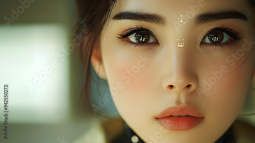 Close-up portrait of a youn...