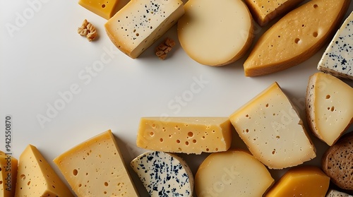 Assortment of Different Types of Cheese.generative.ai