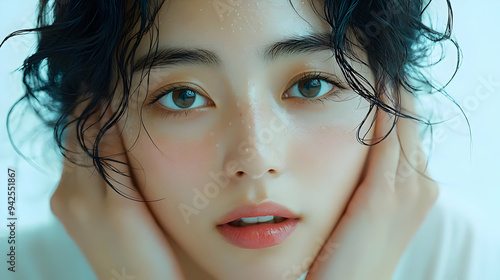 Close-up portrait of a youn...
